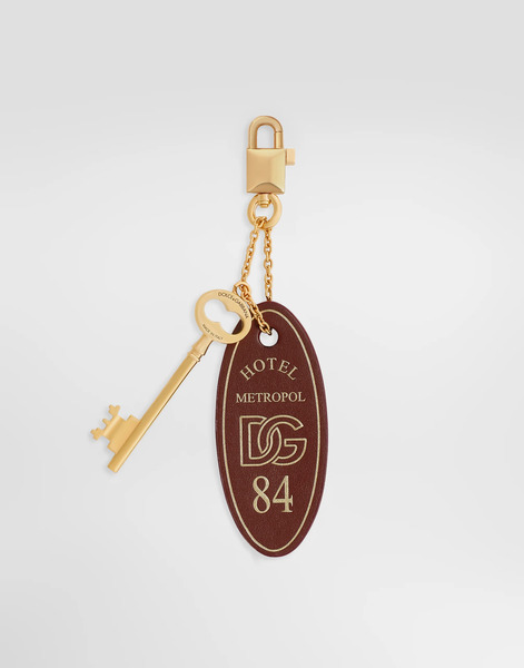  Dolce & Gabbana Dolce & Gabbana Calfskin Tassel Keychain - Woman Collection Bordeaux Onesize 