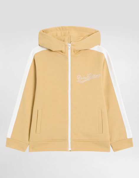  Dolce & Gabbana Dolce & Gabbana Cappuccio Con Zip - Man T-shirts And Sweatshirts Yellow 13 Years 