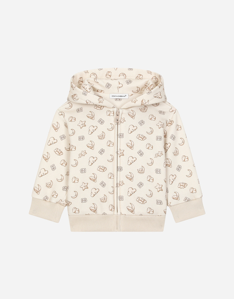  Dolce & Gabbana Dolce & Gabbana Cappuccio Con Zip - Man Topwear Print 6/9 Months 
