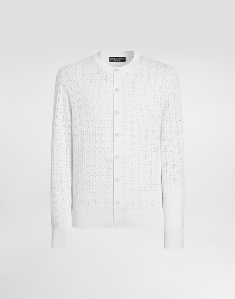  Dolce & Gabbana Dolce & Gabbana Cardigan C/bottoni - Man Sweaters And Cardigans White 50 