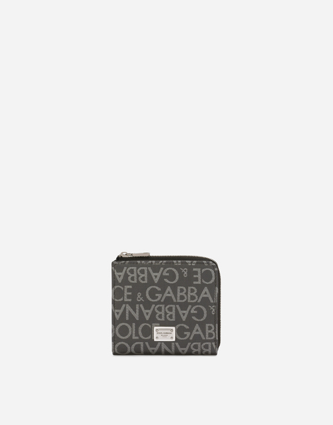  Dolce & Gabbana Dolce & Gabbana Coated Jacquard Card Holder - Man Wallets And Small Leather Goods Multi-colored Fabric Onesize 