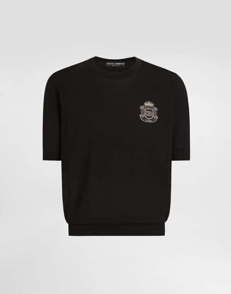  Dolce & Gabbana Dolce & Gabbana Cotton Pullover - Man Sweaters And Cardigans Black 58 