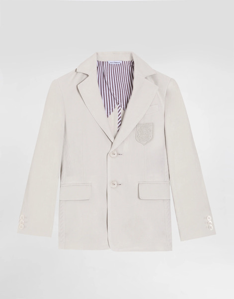  Dolce & Gabbana Dolce & Gabbana Deconstructed Linen Jacket - Man Suits Beige 14 Years 