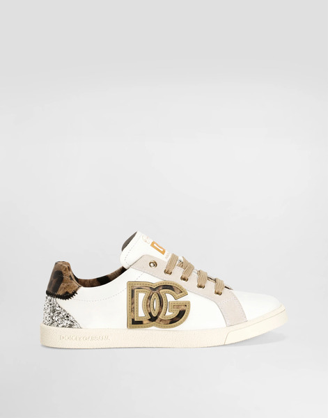  Dolce & Gabbana Dolce & Gabbana Dg Original Sneakers With Glitter And Embroidery - Woman Shoes (27-40) Multi-colored 29 
