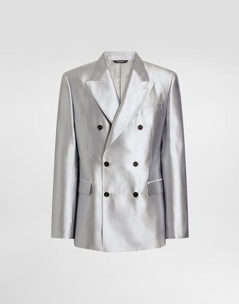  Dolce & Gabbana Dolce & Gabbana Giacca - Man Suits And Blazers Gray Silk 56 