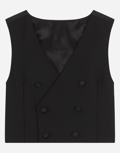  Dolce & Gabbana Dolce & Gabbana Gilet Frac - Man Suits Black 2 Years 