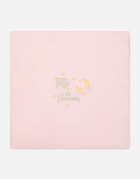  Dolce & Gabbana Dolce & Gabbana Jersey Blanket With Dg Logo - Man Accessories And Baby Carriers Multi-colored Onesize 