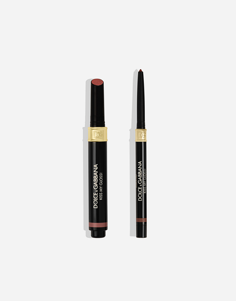  Dolce & Gabbana Dolce & Gabbana Kiss My Gloss! - Woman Lip Kit 01 Whisper - Rosey Pink Liner And Pink Perlescent Gloss Onesize 