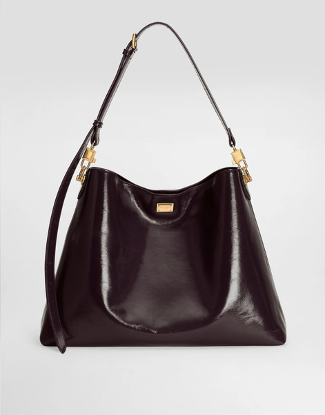  Dolce & Gabbana Dolce & Gabbana Large Vittoria Calfskin Shoulder Bag - Woman Shoulder And Crossbody Bags Purple Onesize 