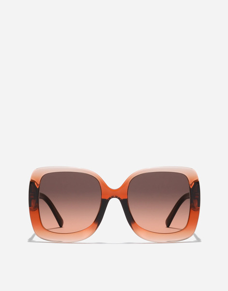  Dolce & Gabbana Dolce & Gabbana Maiolica Arancione Sunglasses - Woman New Arrivals Transparent Gradient Orange Onesize 