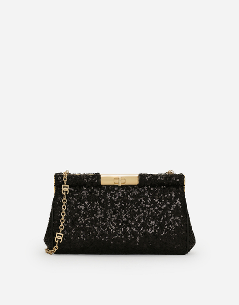  Dolce & Gabbana Dolce & Gabbana Medium Marlene Shoulder Bag - Woman Clutches And Mini Bags Black Onesize 
