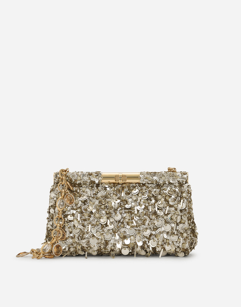  Dolce & Gabbana Dolce & Gabbana Medium Marlene Shoulder Bag - Woman Clutches And Mini Bags Gold Onesize 