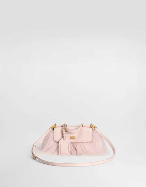  Dolce & Gabbana Dolce & Gabbana Mini My Sicily Handbag In Long-hair Goat Fur And Plongé Calfskin - Woman Handbags Multicolor Onesize 