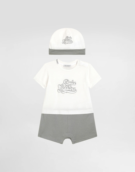  Dolce & Gabbana Dolce & Gabbana 2-piece Jersey Gift Set With Print - Man Gift Sets And Babygrows Multi-colored 3/6 Months 