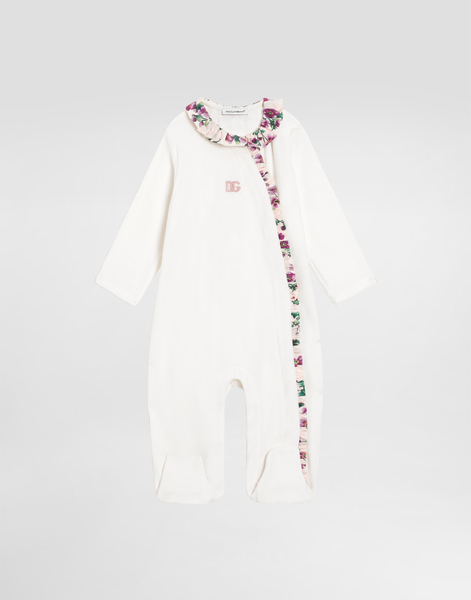  Dolce & Gabbana Dolce & Gabbana 3-piece Poplin Gift Set With Flower Print - Woman Gift Sets And Babygrows Multi-colored 6/9 Months 