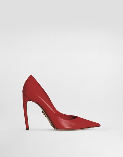  Dolce & Gabbana Dolce & Gabbana Polished Goatskin Pumps - Woman Pumps And Slingback Red 40.5 