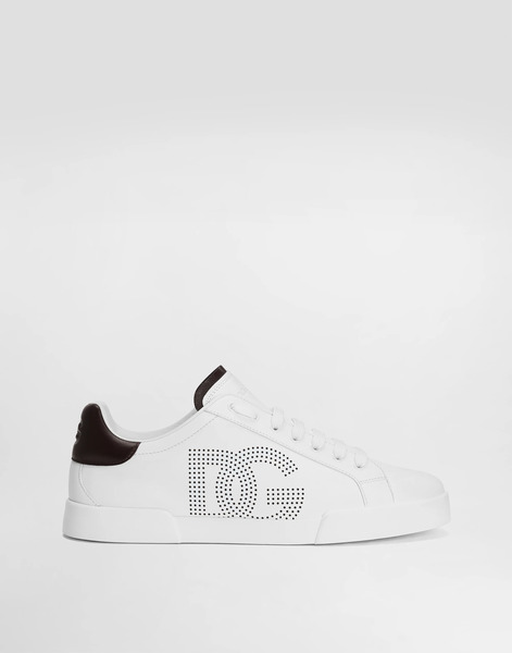  Dolce & Gabbana Dolce & Gabbana Printed Calfskin Nappa Strobel Portofino Light Sneakers - Man Sneakers Multicolor 41.5 