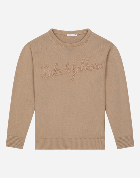  Dolce & Gabbana Dolce & Gabbana Pull Girocollo - Man Sweaters Beige 3 Years 