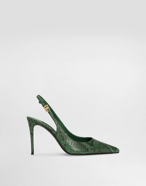  Dolce & Gabbana Dolce & Gabbana Slingback - Woman Pumps And Slingback Green 36 