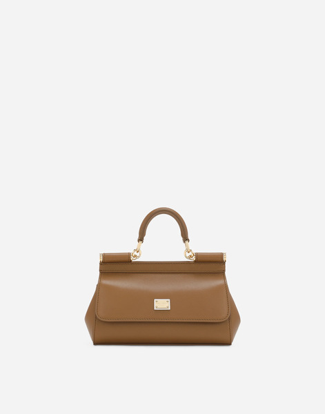  Dolce & Gabbana Dolce & Gabbana Small Sicily Handbag - Woman Handbags Brown Leather Onesize 