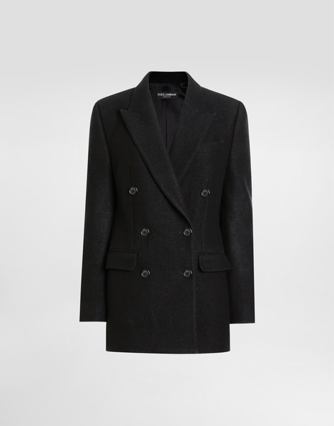  Dolce & Gabbana Dolce & Gabbana Wool Cloth Jacket - Woman Blazers Black 48 
