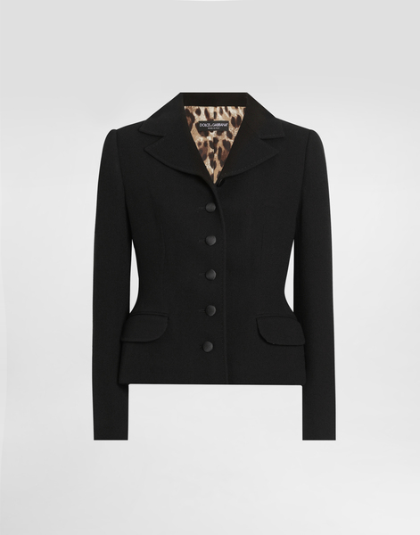  Dolce & Gabbana Dolce & Gabbana Wool Single-breasted Jacket - Woman Blazers Black 46 