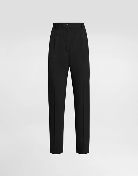  Dolce & Gabbana Dolce & Gabbana Wool Trousers - Woman Collection Black 40 