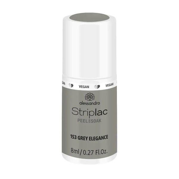  Alessandro Striplac Striplac Peel Or Soak - Vege Lakiery Do Paznokci 8 Ml 153 - Grey Elegance 