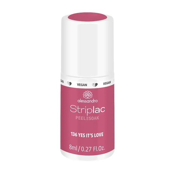  Alessandro Striplac Striplac Peel Or Soak - Vege Lakiery Do Paznokci 8 Ml 136 - Yes It´s Love 