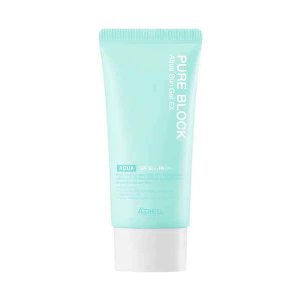  A'pieu Pure Block Aqua Sun Gel Ex Spf50+/pa+++ Ochrona Przeciwsłoneczna 50 Ml 