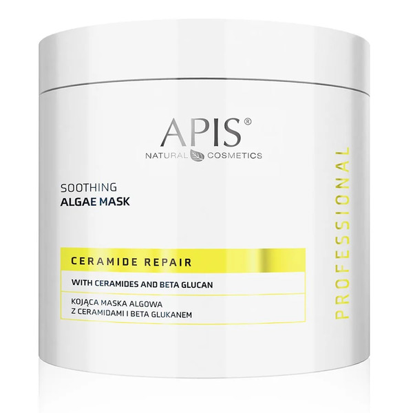  Apis Ceramide Repair Kojąca Maska Algowa Z Ceramidami I Beta Glukanem 200g Maseczki Nawilżające Damski 