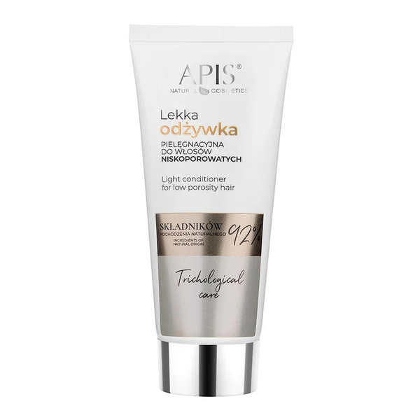  Apis Trichological Carelekka Odżywka Pielęgnacyjna Do Włosów Niskoporowatych / 200 Ml Odżywki Do Włosów Damski 