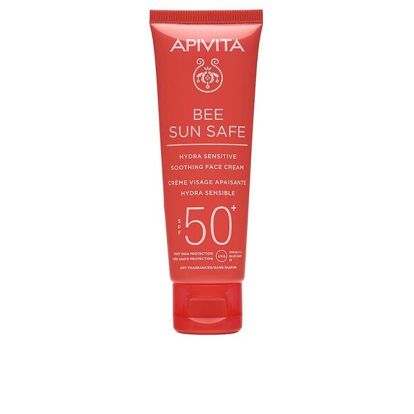  Apivita Bee Sun Safe Hydra Sensitive Kojący Krem Do Twarzy Spf 50+ Bezzapachowy Ochrona Przeciwsłoneczna 50 Ml 