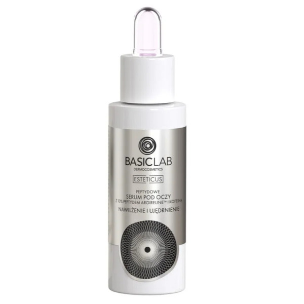  Basiclab Serum Peptydowe Pod Oczy Z ArgirelinĄ 10% NawilŻenie I Ujędrnienie Serum Nawilżające 30 Ml 