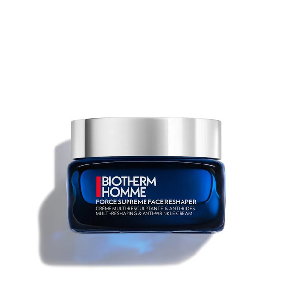  Biotherm Homme Force Supreme Face Reshaper, Krem Dla Mężczyzn Modelujący Kontur Twarzy I Redukujący Zmarszczki, 50 Ml Kremy Do Twarzy Męskie 