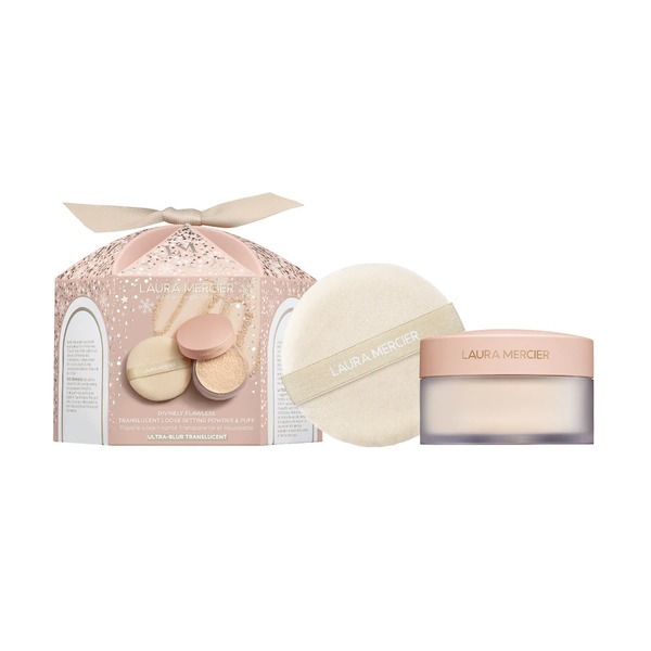  Brands Laura Mercier Divinely Flawless Translucent Loose Setting Powder & Puff Zestawy Kosmetyków Do Makijażu 1 Ct 1 Szt. 