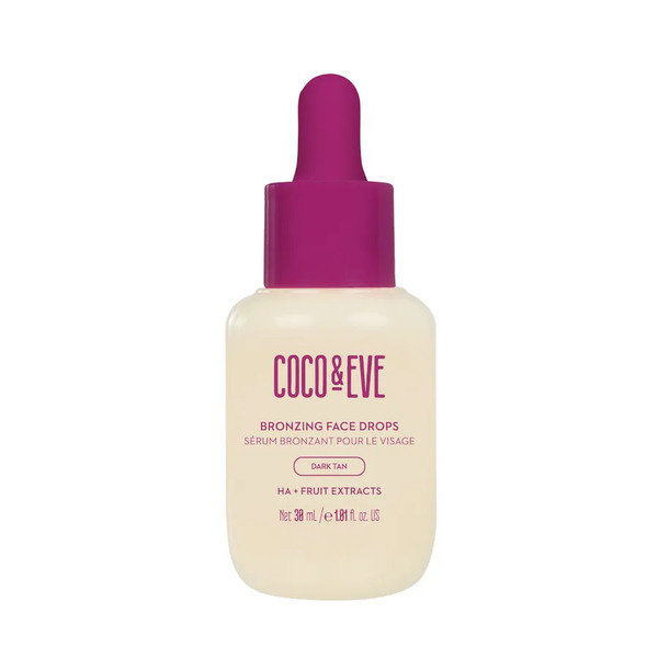  Coco & Eve Sunny Honey Bronzing Face Drops Dark Tan Samoopalacze 30 Ml 