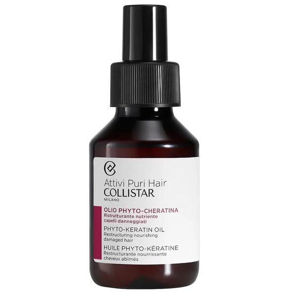  Collistar Attivi Puri Olejek Fito-keratynowy RestrukturyzujĄcy OdŻywczy Olejki I Serum Do Włosów 100 Ml 