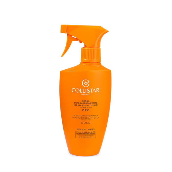  Collistar Sun Care SuperopalajĄca NawilŻajĄca Woda Z Mleczkiem Aloesowym I Złotymi Drobinkami Ochrona Przeciwsłoneczna 400 Ml 