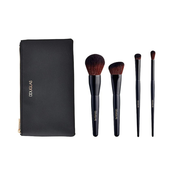  Douglas Collection Accessoires Expert Brush - Essential 4 Face And Eye Brushes Set Zestawy Pędzli Do Makijażu 1 Ct 1 Szt. 