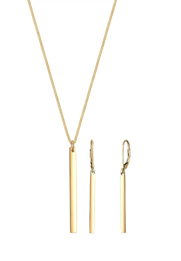  Elli Zestaw Damski Brelok Do Torebki Łańcuszek Pancerny 925 Sterling Silver Geometryczny 55 Cm Zestawy 1 Ct 