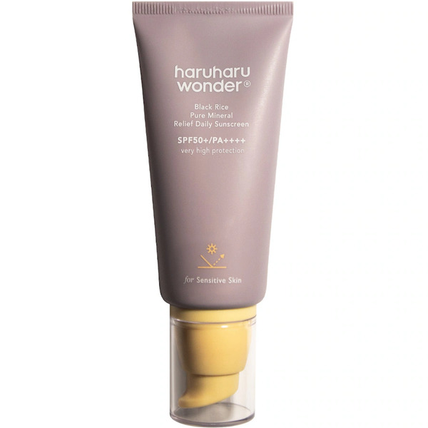  Haruharu Wonder Black Rice Pure Mineral Relief Daily Sunscreen Spf50+/pa++++ Ochrona Przeciwsłoneczna 50 Ml 