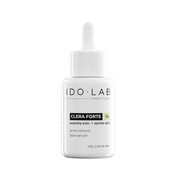  Ido Lab Clera Forte Serum Dla Cery Tłustej I Trądzikowej Serum Nawilżające 30 Ml 