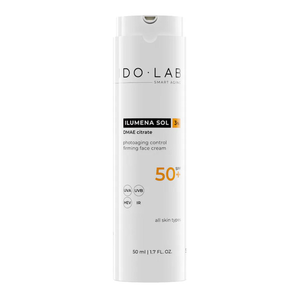  Ido Lab Ilumena Sol Spf 50+ Przeciwzmarsczkowy Krem Z Ochrona Przeciwłoneczną Spf 50+ Ochrona Przeciwsłoneczna 50 Ml 