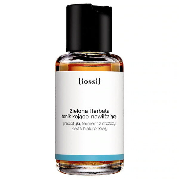  Iossi Zielona Herbata. Tonik Kojąco-nawilżający.prebiotyki, Ferment Z Drożdzy, Kwas Hialuronowy. Toniki Do Twarzy 50 Ml 