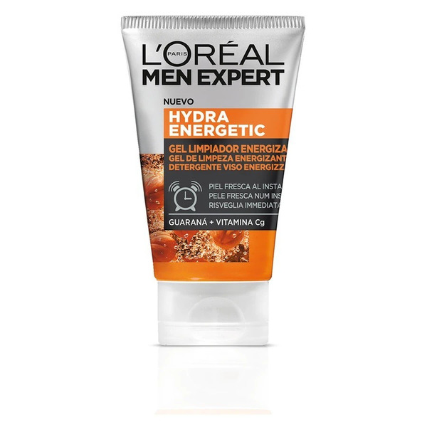  L´oréal Men Expert Hydra Energetic, Oczyszcza, Energetyzuje, Natychmiastowo Pobudza Skórę, Wzbogacony Guaraną I Witaminą C, 100 Oczyszczanie Twarzy 100 Ml Męskie 