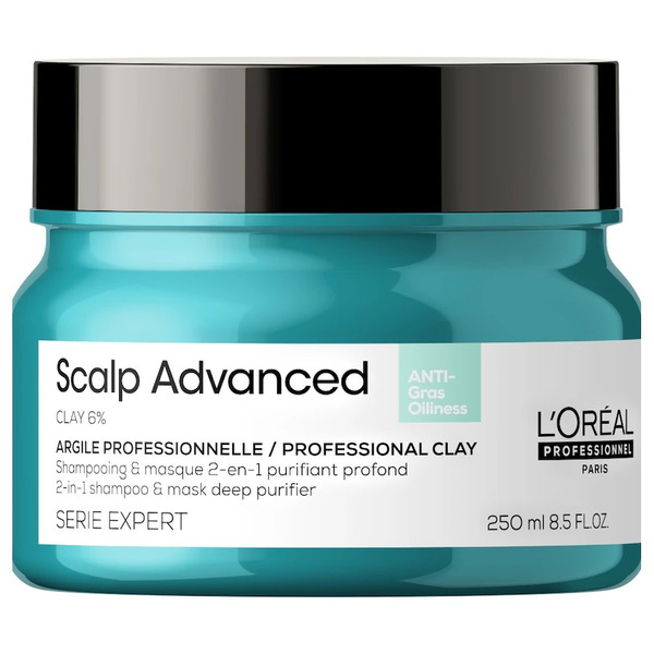  L´oréal Professionnel Paris Scalp Advanced. Maska Oczyszczająca Z Glinką 2w1. Maski Do Włosów 250 Ml 