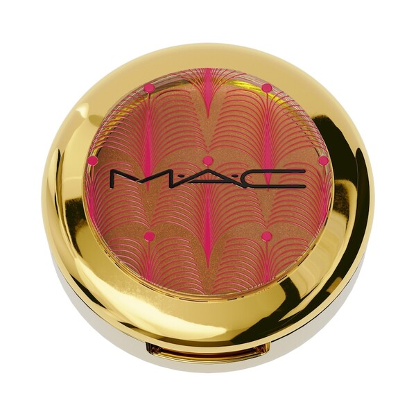  Mac Holiday Collection 2024 Skinfinish Metallic Cream Blush / Gift Of Gold Róż Do Policzków 5,7 G Glowing Treasure 