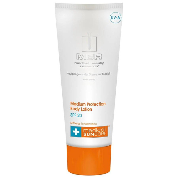  Mbr Medical Beauty Research Medical Sun Care Medium Protection Body Lotion Spf 20 Ochrona Przeciwsłoneczna 200 Ml 