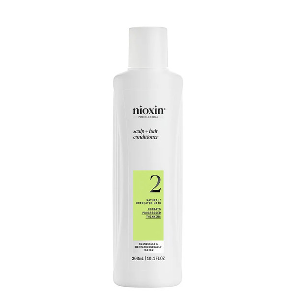  Nioxin Nioxin System 2 Odżywka Scalp Therapy Do Włosów Naturalnych, Lekko Przerzedzonych, 300 Ml Odżywki Do Włosów 